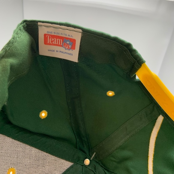 RARE VTG Logo7 90s Green Bay Packers Lightning Bolt Graffiti Snapback WITH TAGS! - Picture 14 of 16